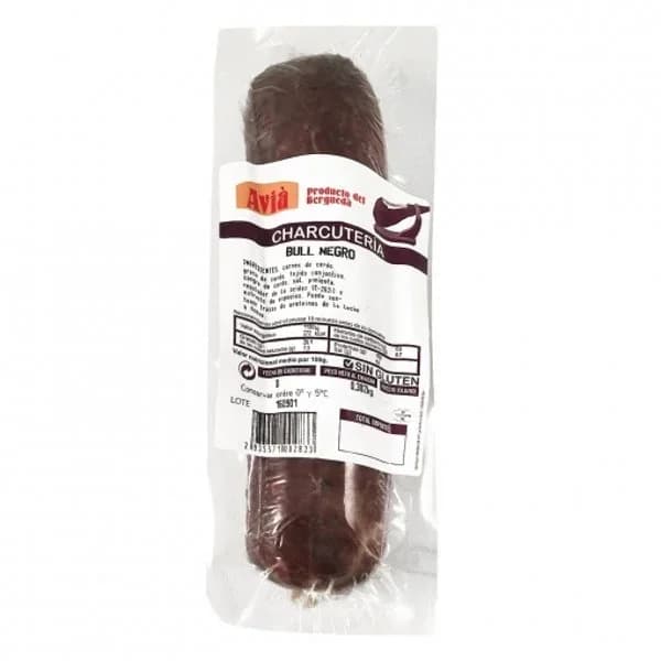 Bull negro pieza Avia Cárnicas Valldan 380 g aprox - 1 ud - Imagen del producto en Findit