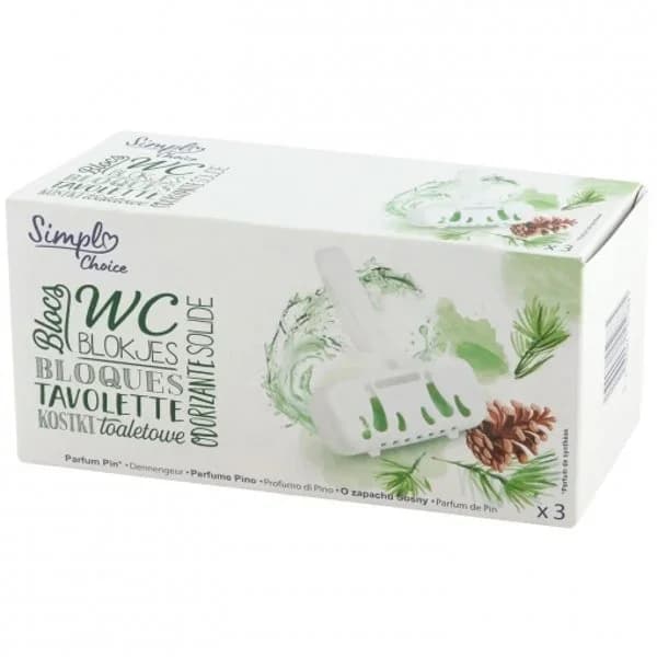 Colgador WC pino Simpl Choice 3 ud. - 0.17 kg - Imagen del producto en Findit