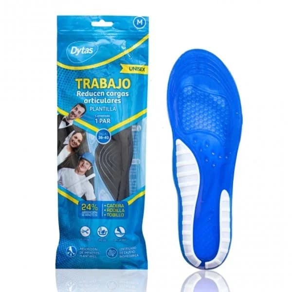 Plantillas trabajo talla S/M Dytas 1 par. - 1 ud - Imagen del producto en Findit