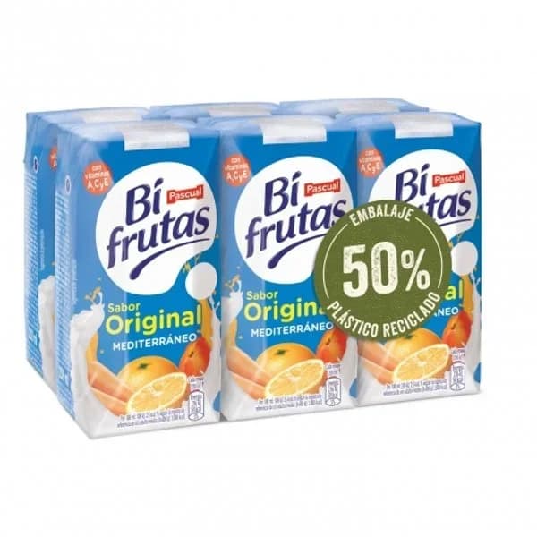 Bifrutas Mediterráneo 6 x 200ML - 1.2 l - Imagen del producto en Findit