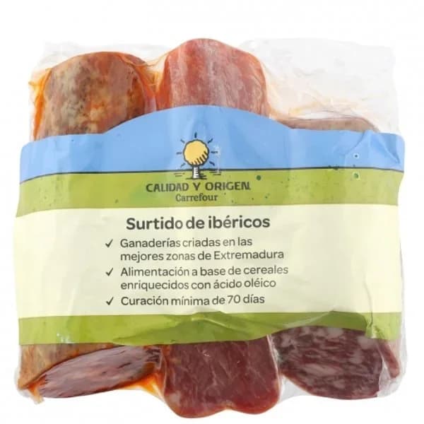 Lote de Ibéricos Lomo, Chorizo y Salchichón Círculo de Calidad 825 g - 0.82 kg - Imagen del producto en Findit