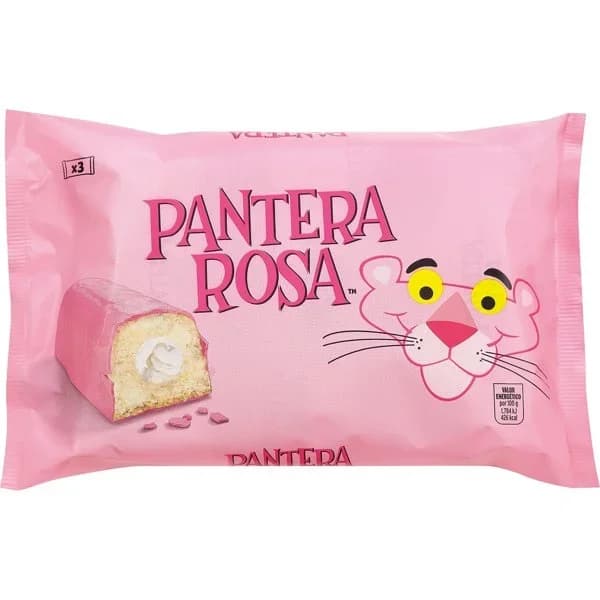 Pastelito Pantera Rosa Pack de 3 - 0.17 kg - Imagen del producto en Findit