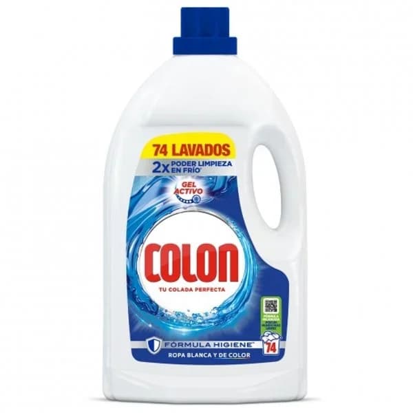 Detergente gel activo fórmula higiene Colon 74 lavados. - 73.15 ud - Imagen del producto en Findit