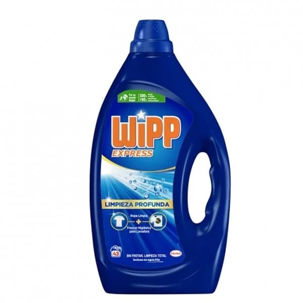 Detergente en líquido azul Wipp Express 43 lavados. - 42.43 ud - Imagen del producto en Findit