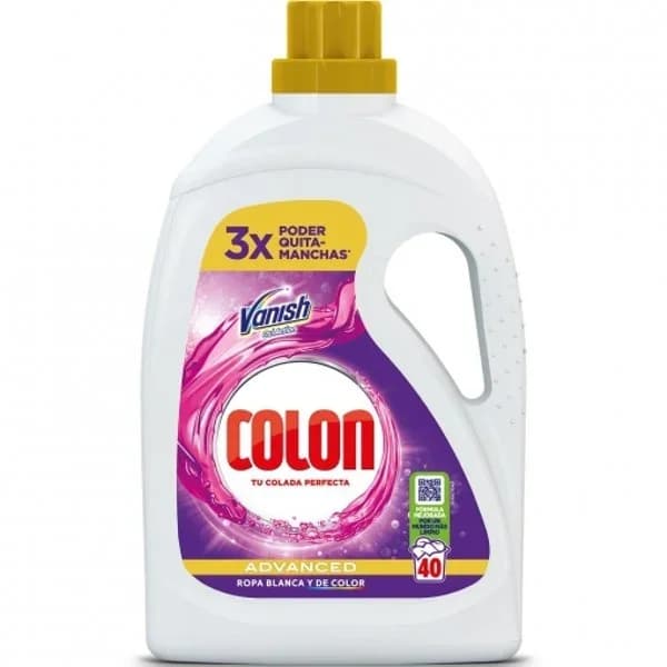 Detergente gel poder quitamanchas Vanish Oxi Action Advanced Colon 40 lavados. - 39.7 ud - Imagen del producto en Findit