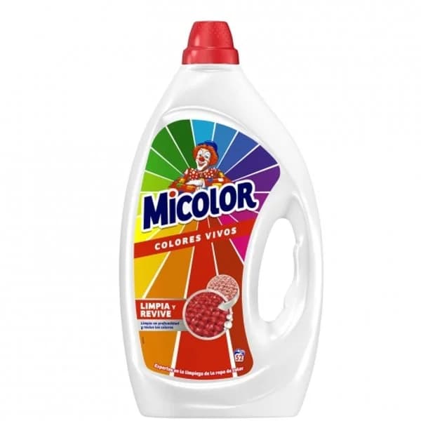 Detergente líquido colores vivos limpia y revive Micolor 52 lavados. - 1 ud - Imagen del producto en Findit