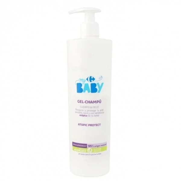 Gel - Champú para bebé atopic protect aceite de aguacate Carrefour My Baby 500 ml. - 0.5 l - Imagen del producto en Findit