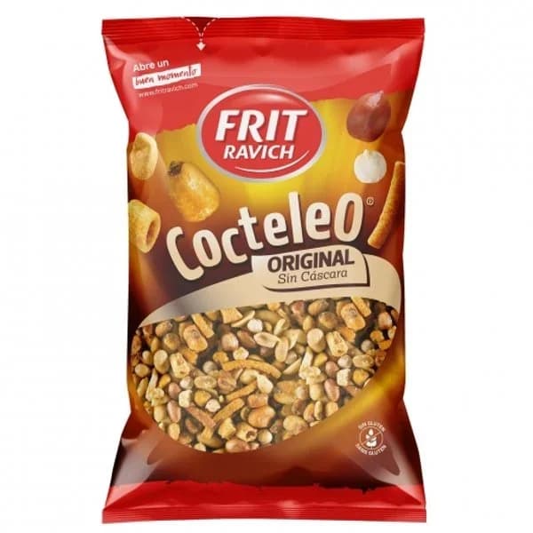 Cocktail de frutos secos sin cáscara Frit Ravich sin gluten 300 g. - 0.12 kg - Imagen del producto en Findit