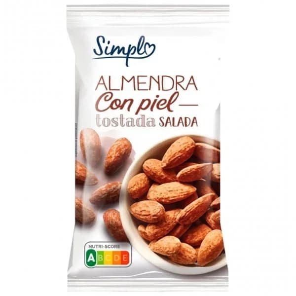 Almendra tostada Simpl 200 g. - 0.2 kg - Imagen del producto en Findit