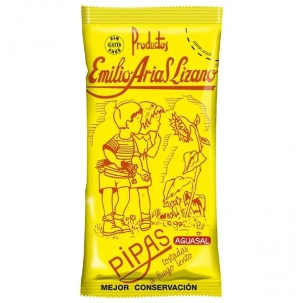 Pipas tostadas aguasal Arias sin gluten 150 g. - 0.15 kg - Imagen del producto en Findit