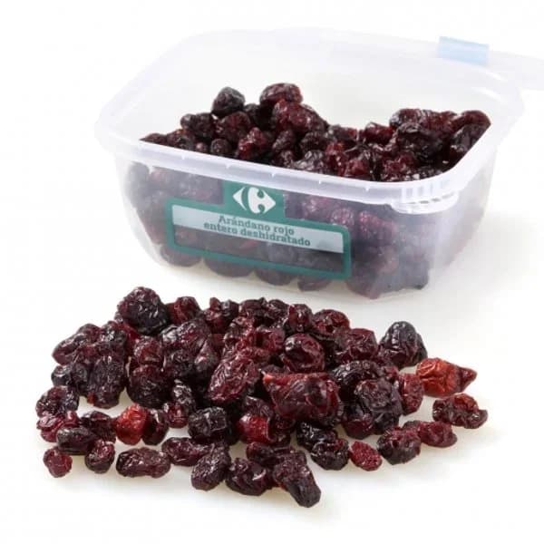 Arandanos rojos deshidratados Carrefour tarrina 200 g - 0.2 kg - Imagen del producto en Findit