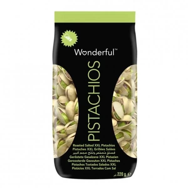 Pistachos tostados y salados Wonderful 220 g. - 1 ud - Imagen del producto en Findit