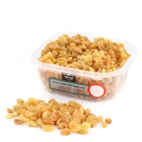 Pasa rubia sin semilla Carrefour tarrina 350 g - 0.35 kg - Imagen del producto en Findit