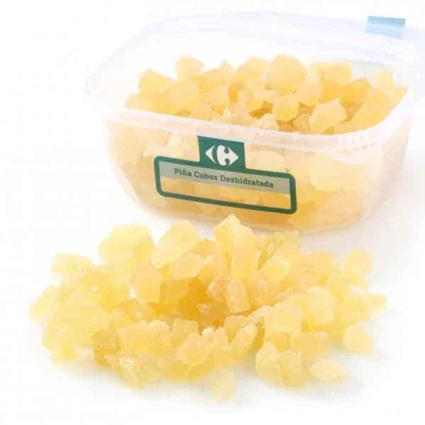 Piña cubos deshidratada Carrefour tarrina 350 g - 0.35 kg - Imagen del producto en Findit