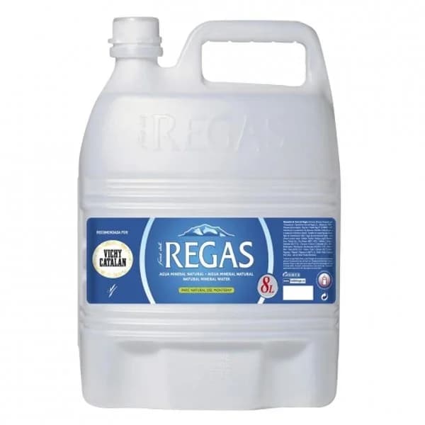 Agua mineral Regas natural 8 l. - 7.96 l - Imagen del producto en Findit
