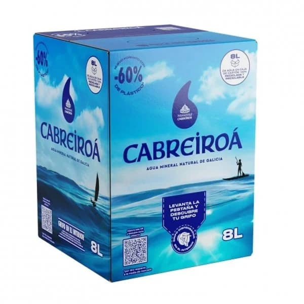 Agua mineral Cabreiroá grifo 8 l. - 8 l - Imagen del producto en Findit