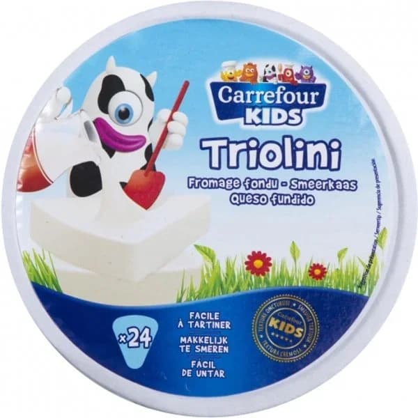 Queso fundido en porciones Carrefour Kids 400 g. - 0.4 kg - Imagen del producto en Findit