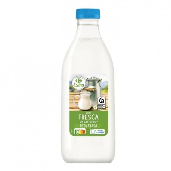 Leche desnatada fresca Carrefour botella 1 l. - 1 l - Imagen del producto en Findit