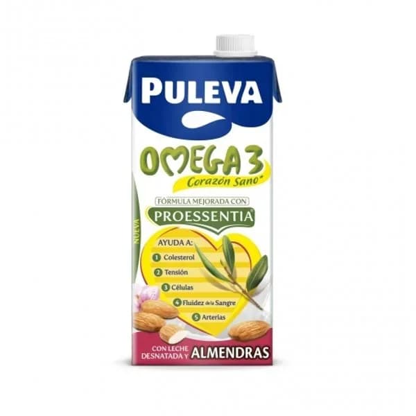 Preparado lácteo con almendras Omega 3 Puleva sin gluten brik 1 l. - 1 l - Imagen del producto en Findit