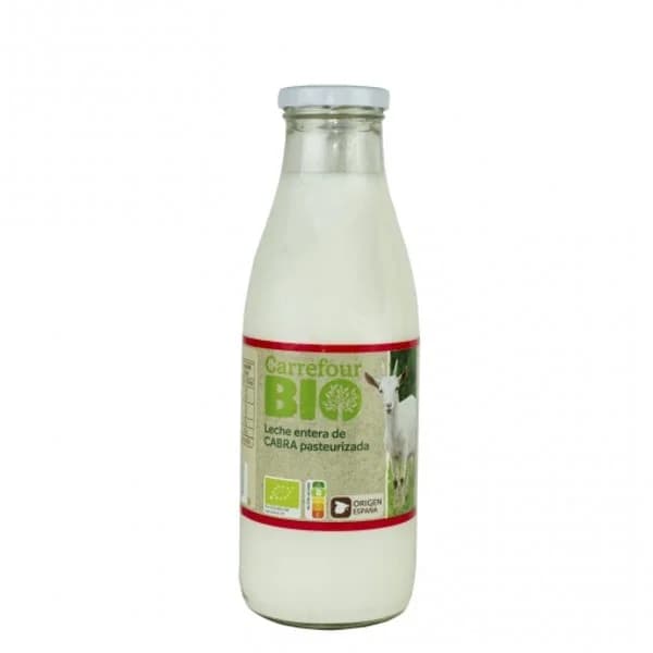 Leche entera de cabra pasteurizada ecológica Carrefour Bio 750 ml. - 1 ud - Imagen del producto en Findit