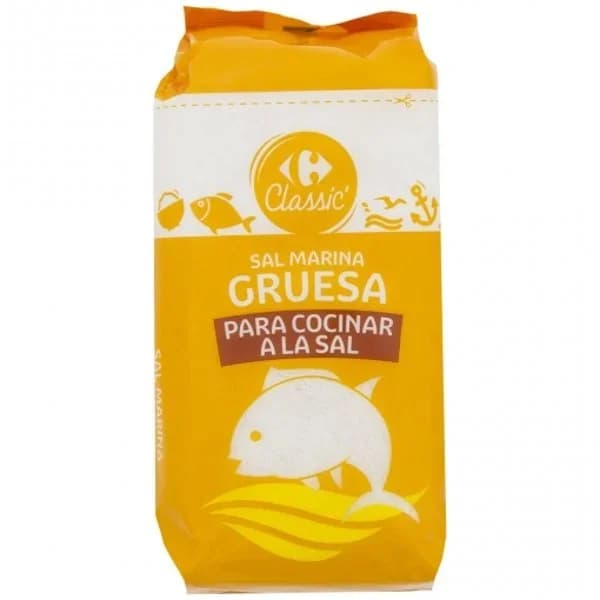 Sal marina gruesa Classic Carrefour 2,5 kg. - 2.5 kg - Imagen del producto en Findit