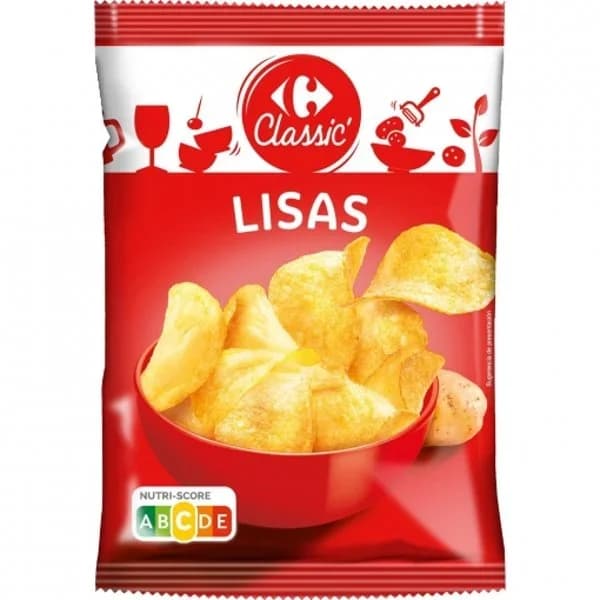 Patata lisa Carrefour Classic 35 g. - 0.04 kg - Imagen del producto en Findit