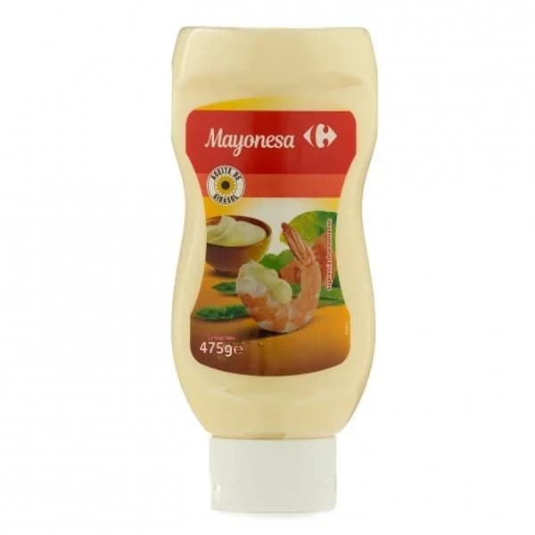 Mayonesa Carrefour envase 500 ml 475g. - 0.48 kg - Imagen del producto en Findit