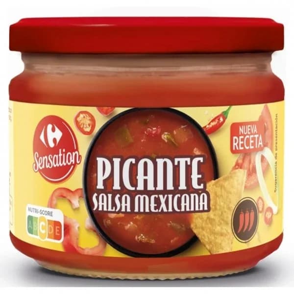 Salsa mexicana picante Sensation Carrefour 300 g. - 1 ud - Imagen del producto en Findit