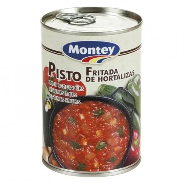 Pisto fritada de hortalizas  Montey lata 420 g. - 0.42 kg - Imagen del producto en Findit