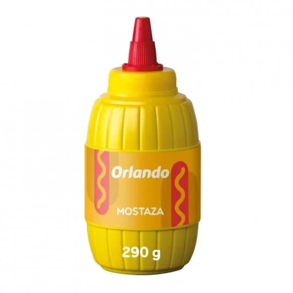 Mostaza Orlando sin gluten envase 290 g. - 0.29 kg - Imagen del producto en Findit