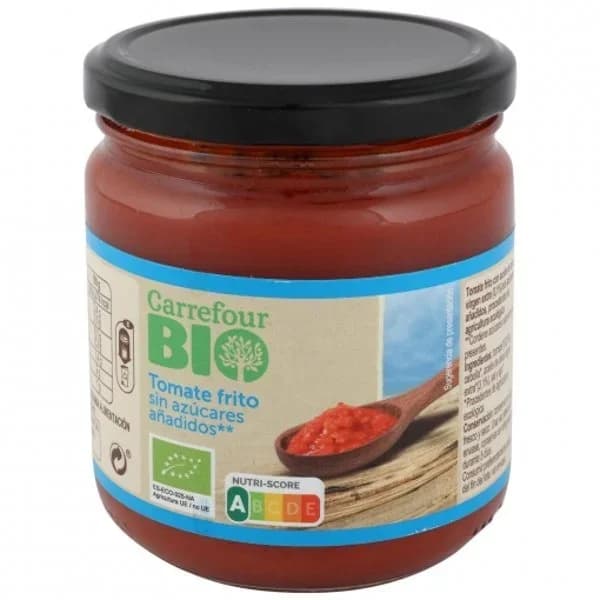 Tomate frito sin azúcar añadido ecológico Carrefour Bio 240 g. - 0.34 kg - Imagen del producto en Findit