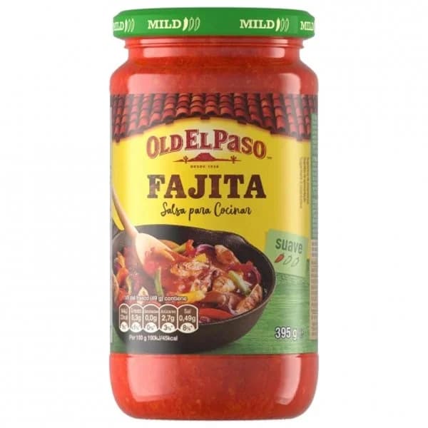 Salsa para fajitas Old El Paso sin gluten y sin lactosa 395 g. - 0.4 kg - Imagen del producto en Findit
