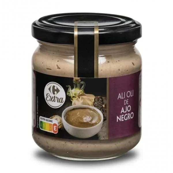 Salsa alioli de ajo negro Extra Carrefour 190 ml. - 0.19 l - Imagen del producto en Findit