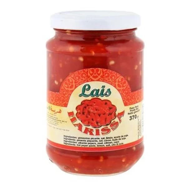 Salsa de pimientos Harissa tarro 370 g. - 0.37 kg - Imagen del producto en Findit