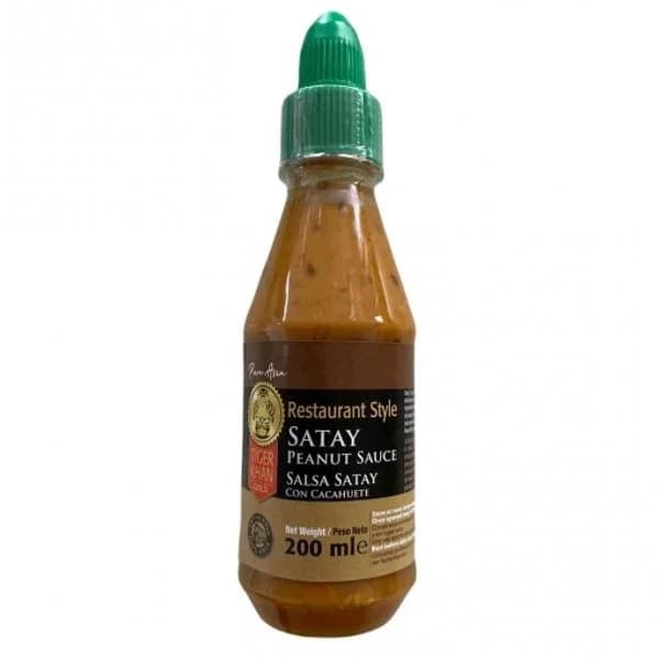 Salsa satay con cacahuete Tiger Khan bote 200 ml. - 1 ud - Imagen del producto en Findit