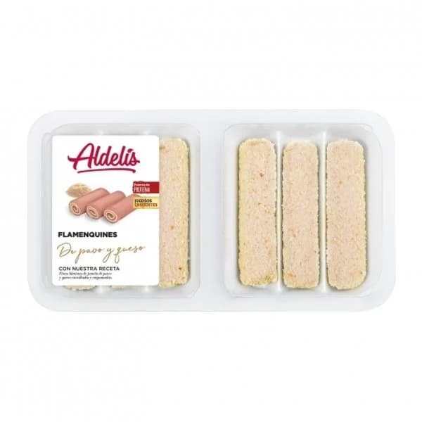 Flamenquines de pavo y queso Adelís 255 g - 0.25 kg - Imagen del producto en Findit