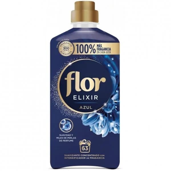 Suavizante concentrado Azul Flor Elixir 63 lavados. - 65.5 ud - Imagen del producto en Findit