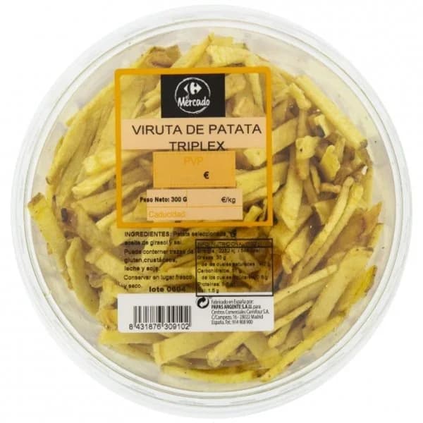 Viruta papata triplex Carrefour 300 g - 1 ud - Imagen del producto en Findit