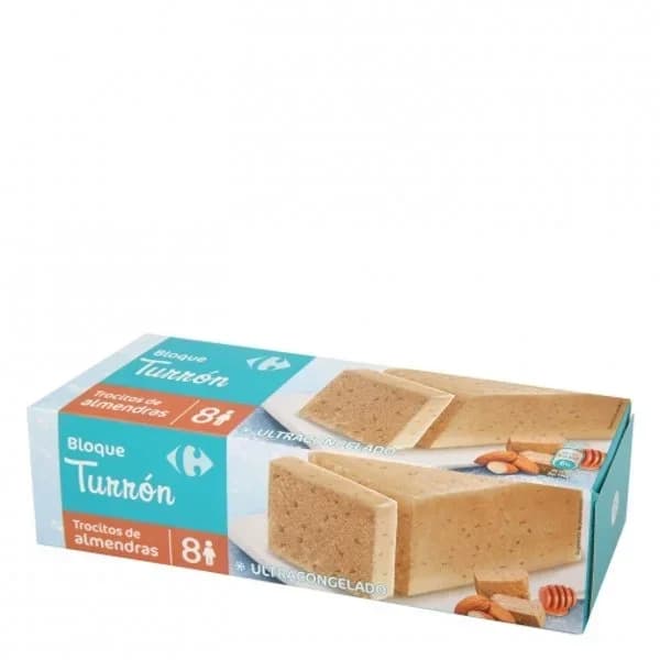 Bloque de helado de turrón Carrefour 520 g. - 0.52 kg - Imagen del producto en Findit