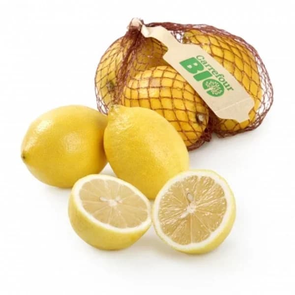 Limón ecológico Carrefour Bio 500 g - 0.5 kg - Imagen del producto en Findit