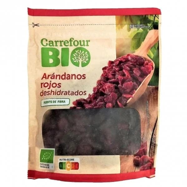 Arándanos rojos deshidratados ecológicos Carrefour Bio doy pack 125 g. - 0.12 kg - Imagen del producto en Findit