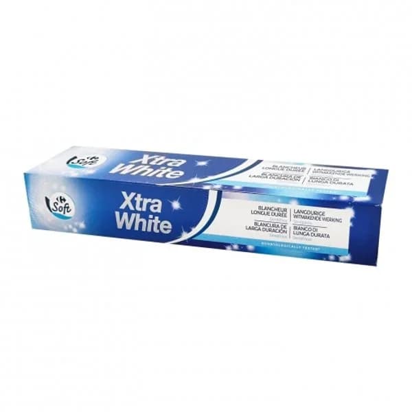 Dentífrico Xtra White Carrefour Soft 75 ml. - 0.08 l - Imagen del producto en Findit