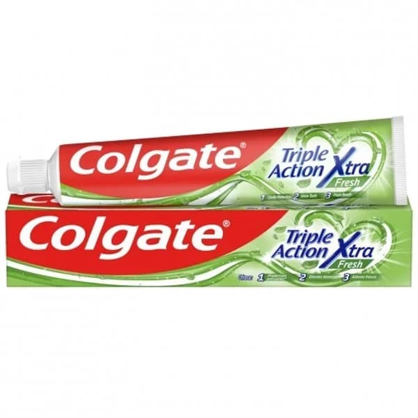 Dentífrico anticaries Triple Action Extra Fresh Colgate 75 ml. - 0.08 l - Imagen del producto en Findit