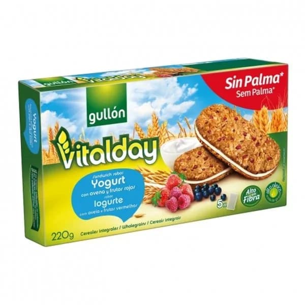 Galleta Sándwich Yogur y Frutos Rojos 220G - 0.22 kg - Imagen del producto en Findit