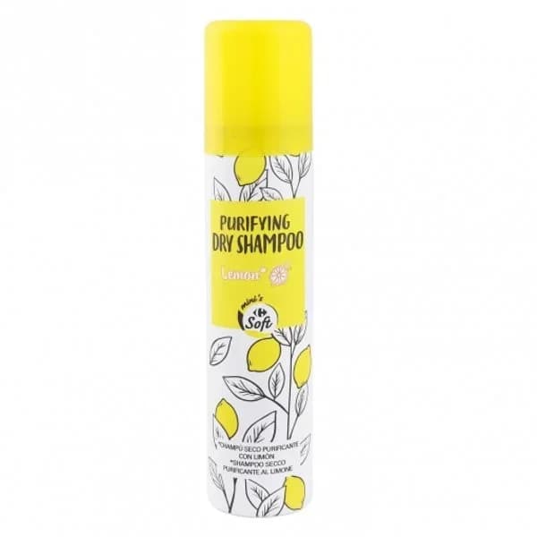 Champú seco purificante con limón Carrefour Soft 75 ml. - 0.08 l - Imagen del producto en Findit