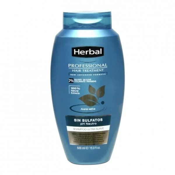 Champú neutro sin sulfatos Herbal 500 ml. - 0.5 l - Imagen del producto en Findit