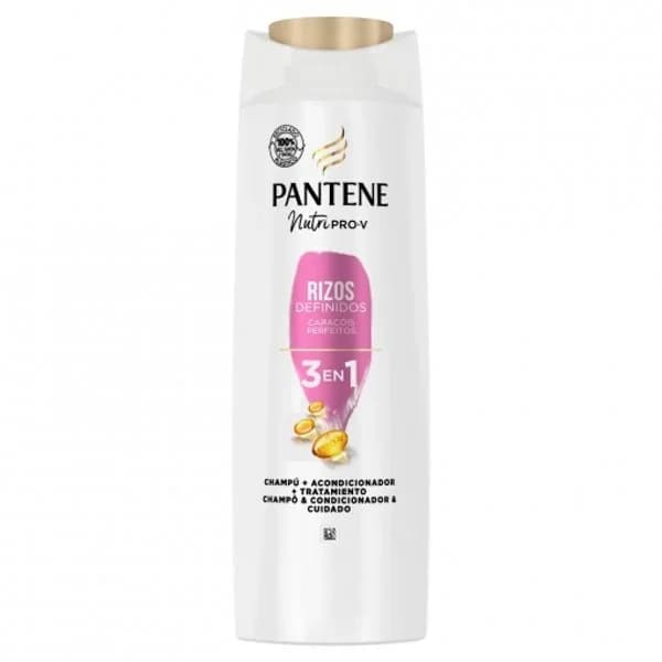 Champú, acondicionador y tratamiento 3en1 Rizos Definidos Nutri Pro-V Pantene 600 ml. - 1 ud - Imagen del producto en Findit