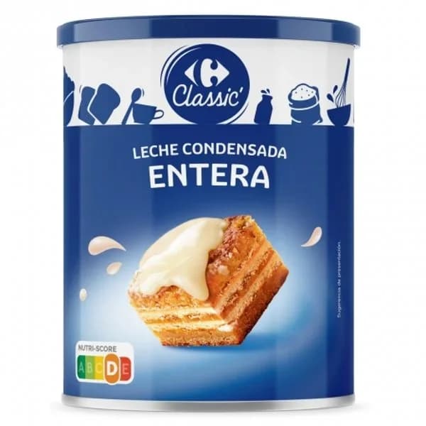 Leche condensada entera Classic Carrefour 1 kg. - 1 kg - Imagen del producto en Findit