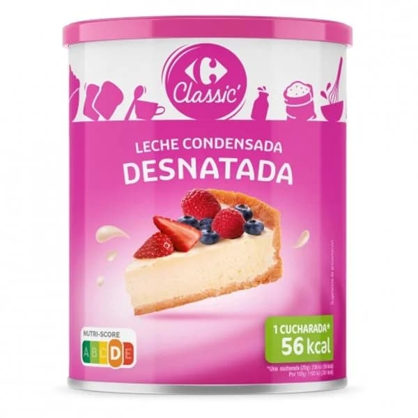 Leche condensada desnatada Classic Carrefour 1040 g. - 1.04 kg - Imagen del producto en Findit