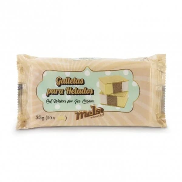 Galletas para helados Mels 20 ud. - 0.04 kg - Imagen del producto en Findit
